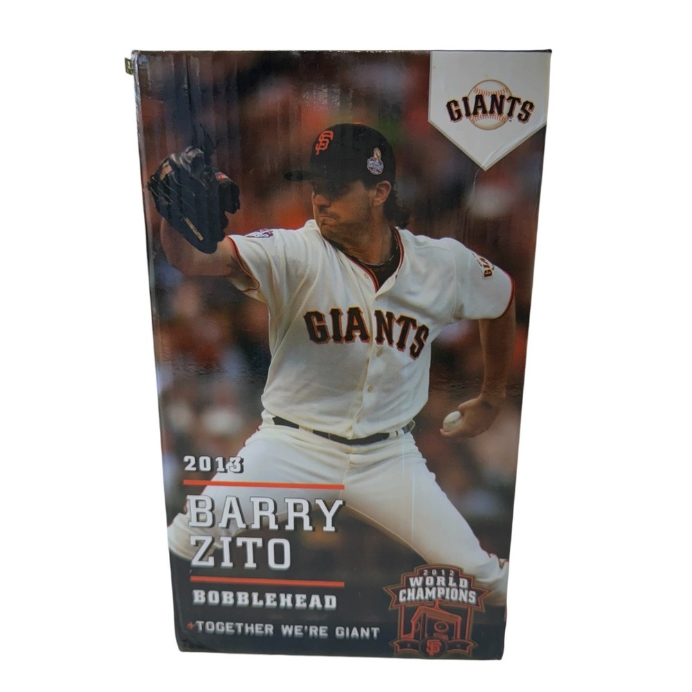 San Francisco Giants Bobblehead Barry Zito 2013 SGA 2012 World Champs